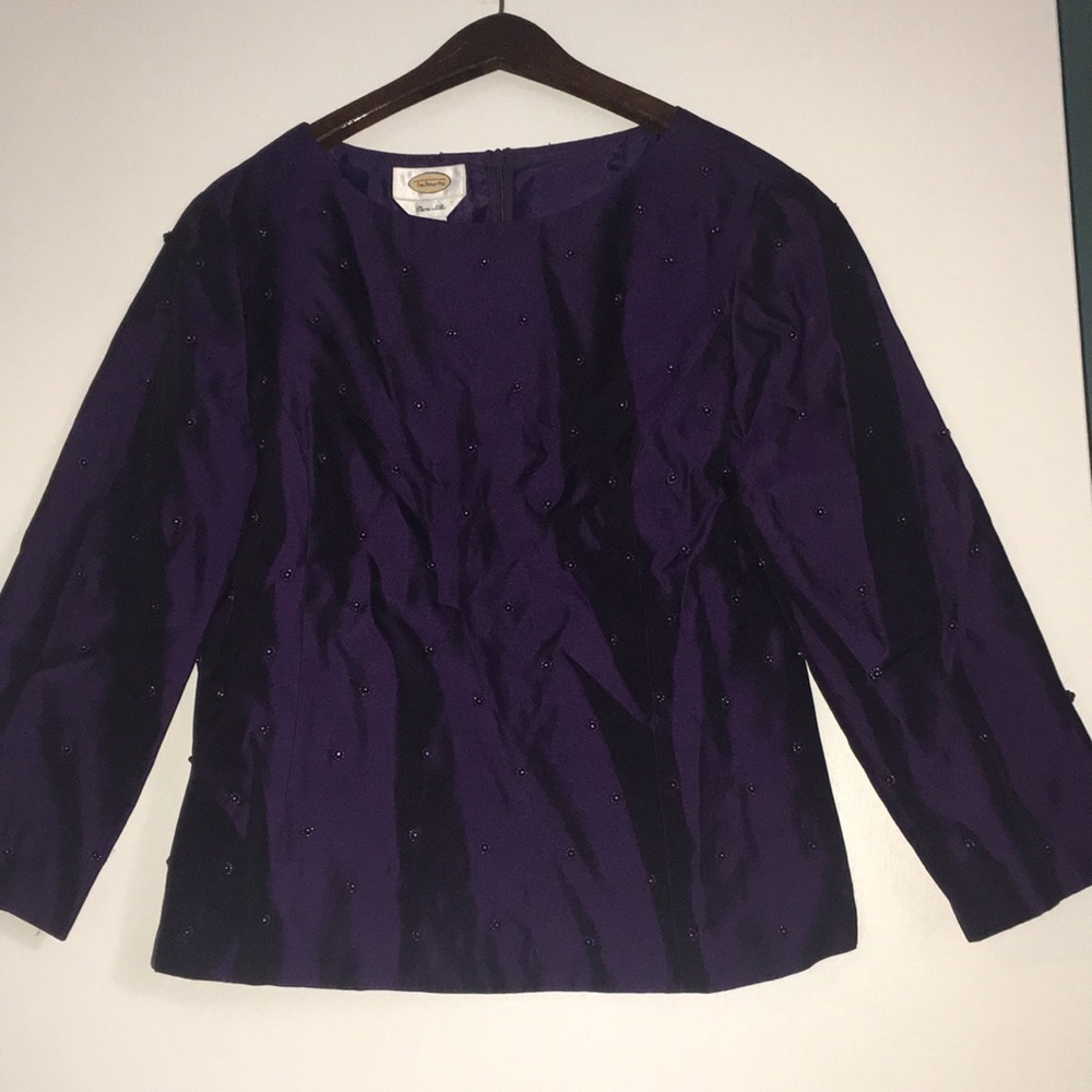 Talbots silk blouse